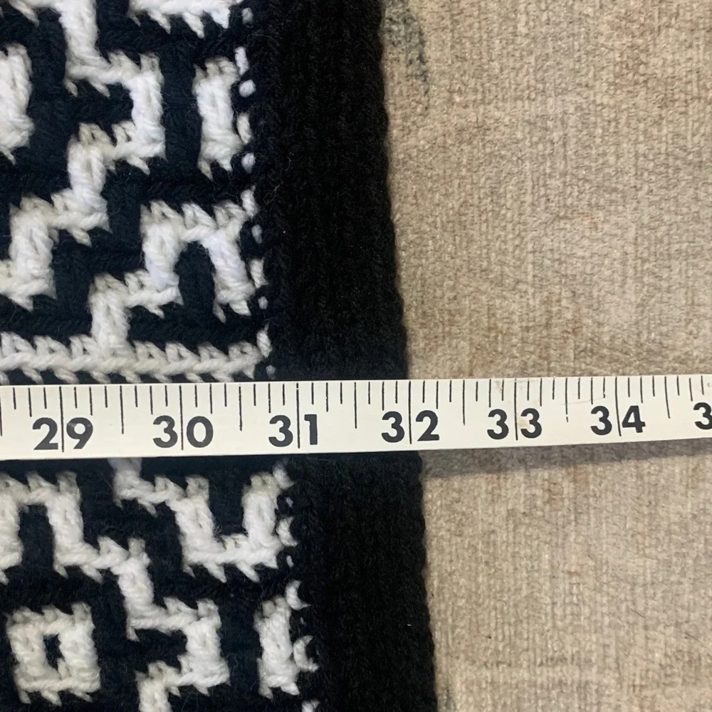 Handcrafted Mosaic Crochet Geometric Blanket